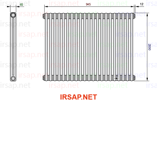 Радиатор IRSAP Tesi 22000/21 T14 CL 01
